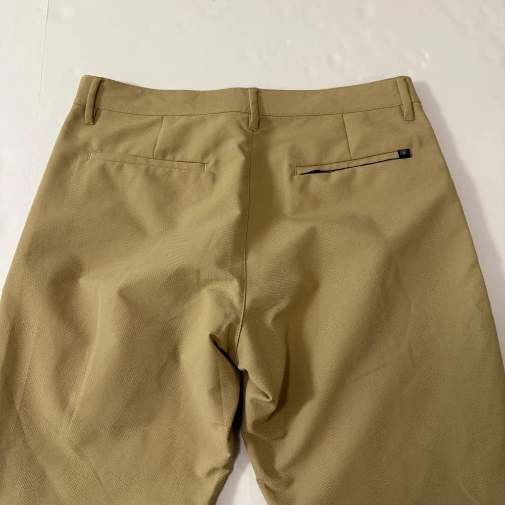 Banana Republic Core Temp Slim Fit Chino Pants Mens 32x32 Khaki Tan 1557516
